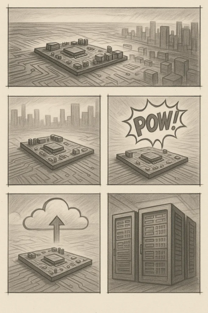 Enterprise cloud infrastructure concept